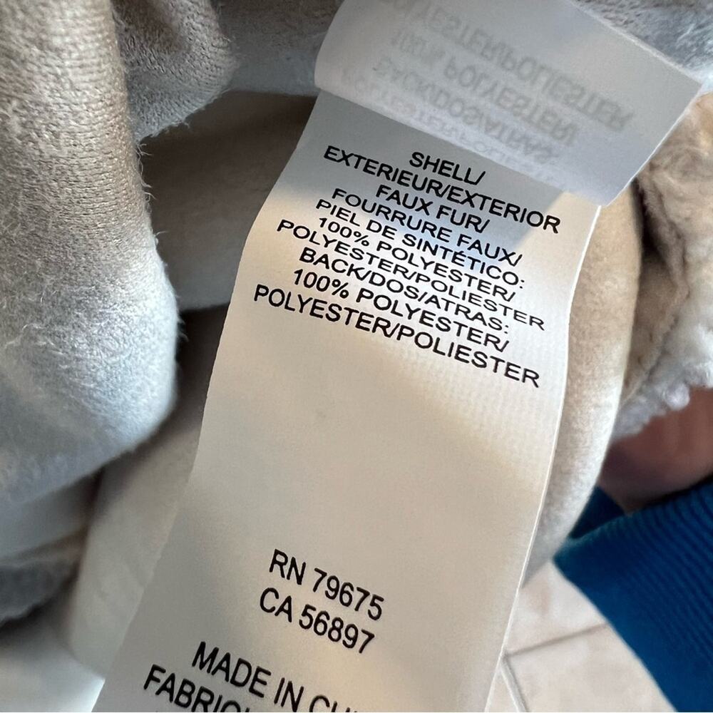 NWT Lucky Brand Faux Shearling Shirt Jacket Size M - Picture 8 of 10